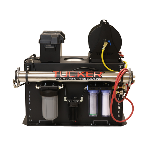 Tucker Fill and Go mobile 4 stage water filtration system for a single worker.