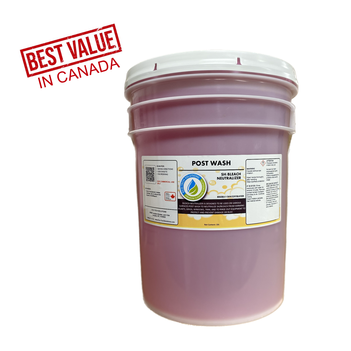 Post Wash 20 Liter — Washco Supplies